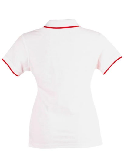 Picture of Winning Spirit, Ladies Contrast Pique S/S Polo